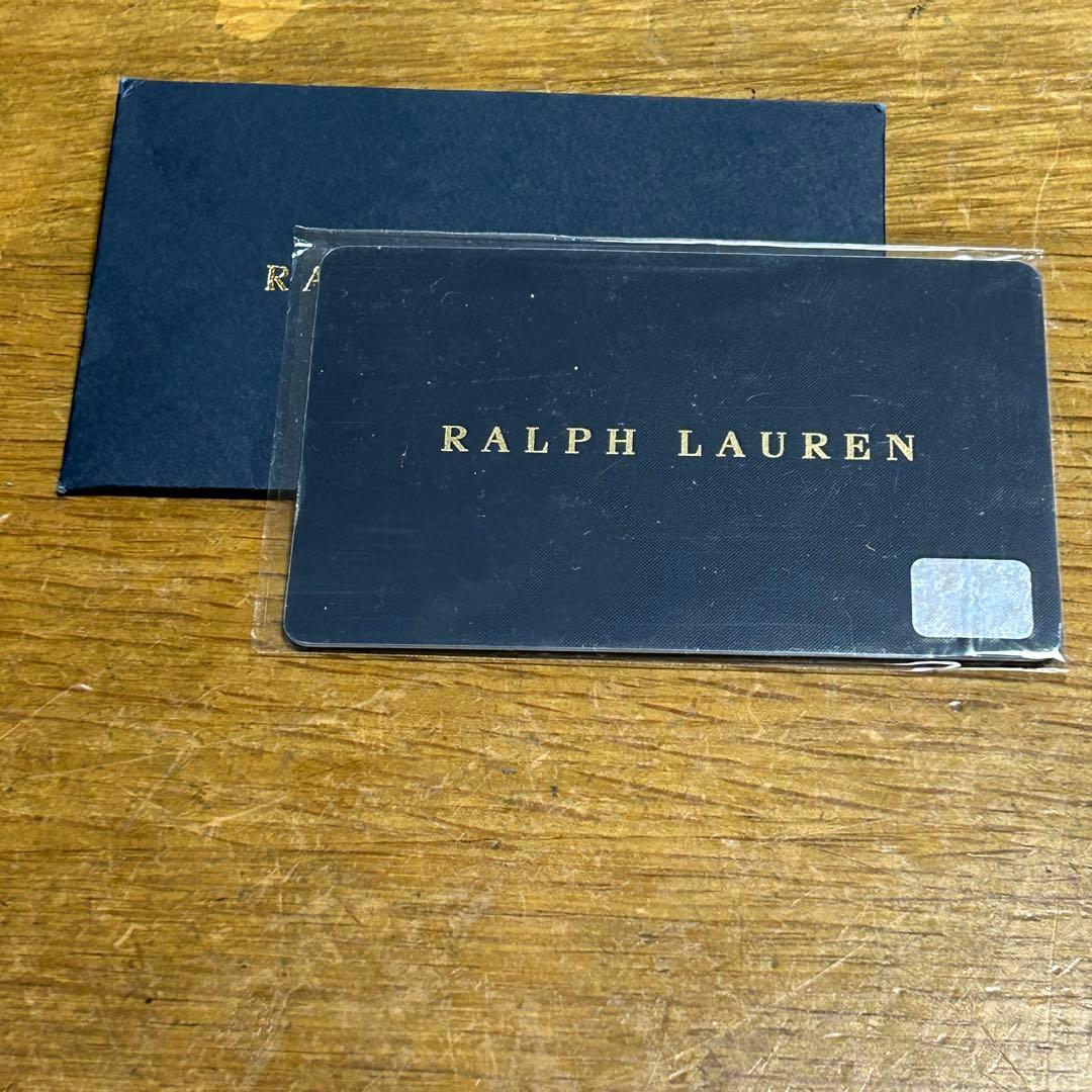 ラルフローレン　カーフ レザー コットン ニット 編み込みトートバッグ