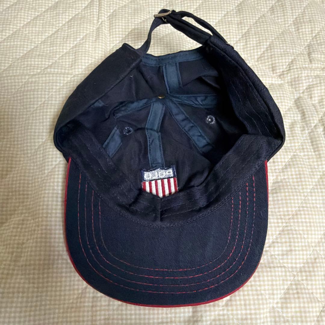 ポロスポーツ　ラルフローレン　ネイビー　帽子