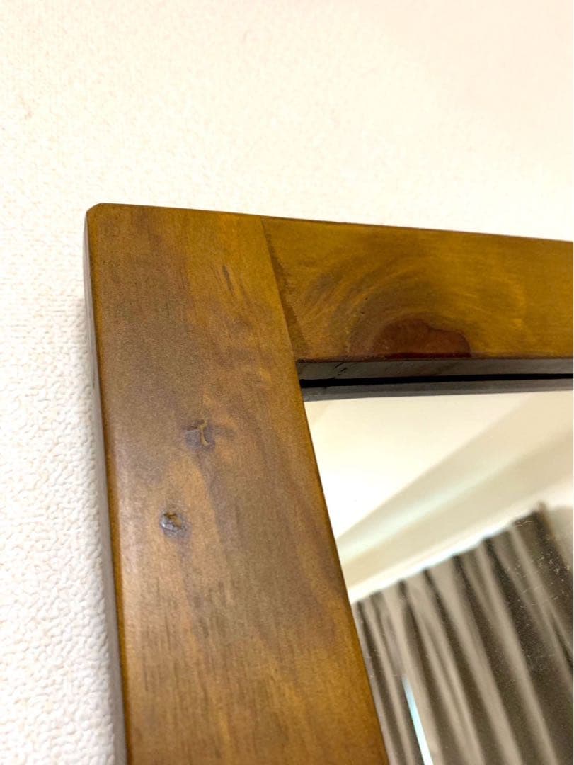 ym　大きい全身鏡 180×90cm 大型鏡 木製フレーム アンティーク