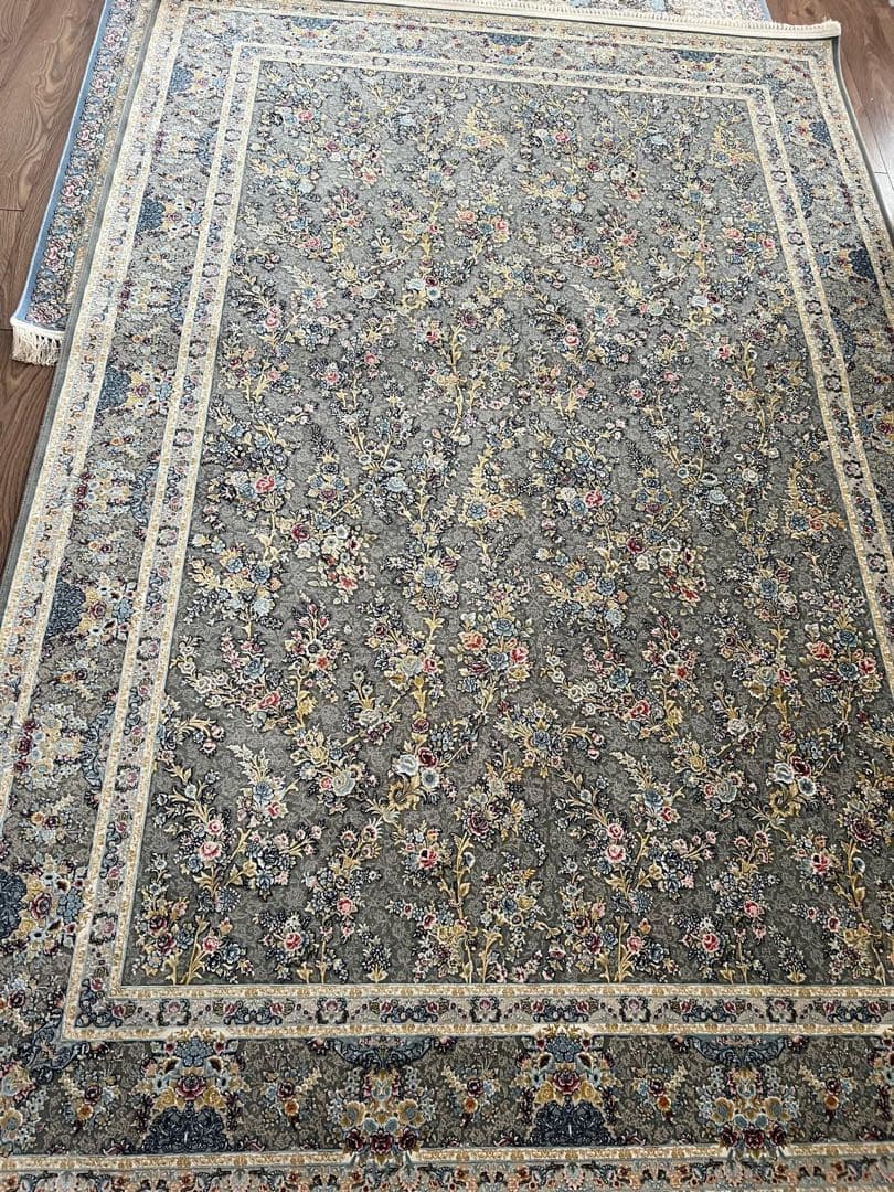 本場イラン産　新品/高級ペルシャ絨毯／超高密度織/カーペット