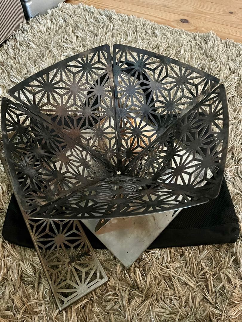 ニコちゃんさん専用　SMORE 和柄組み立て焚き火台(Mサイズ)