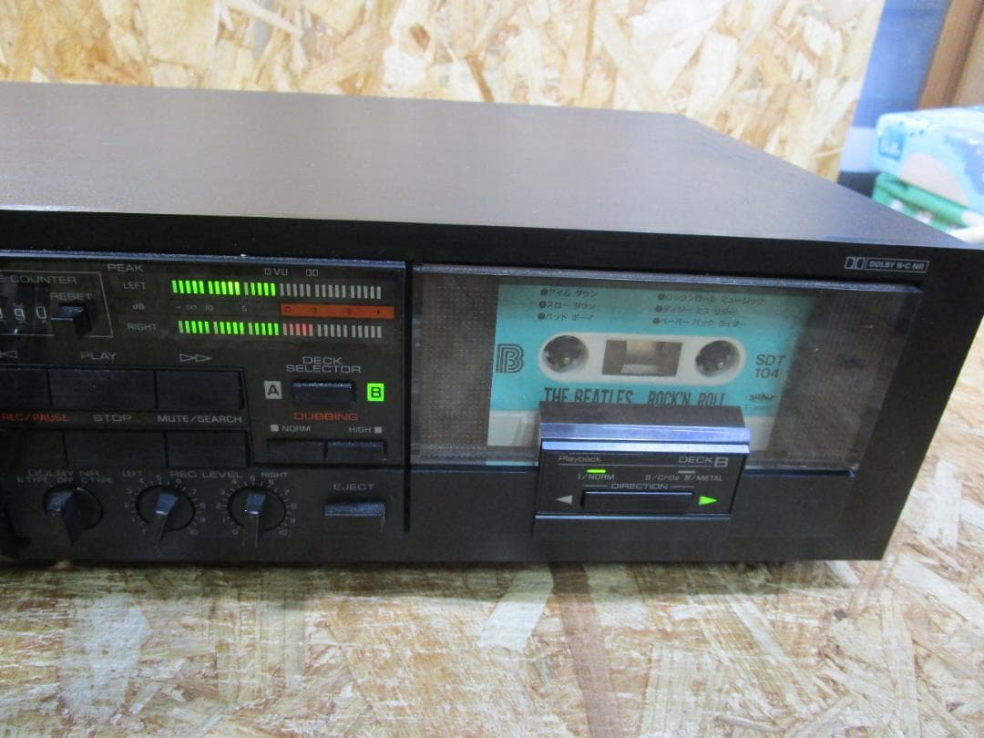 （希少・動作品）ヤマハカセットデッキKX-W500　ダブルリバースカセットデッキ