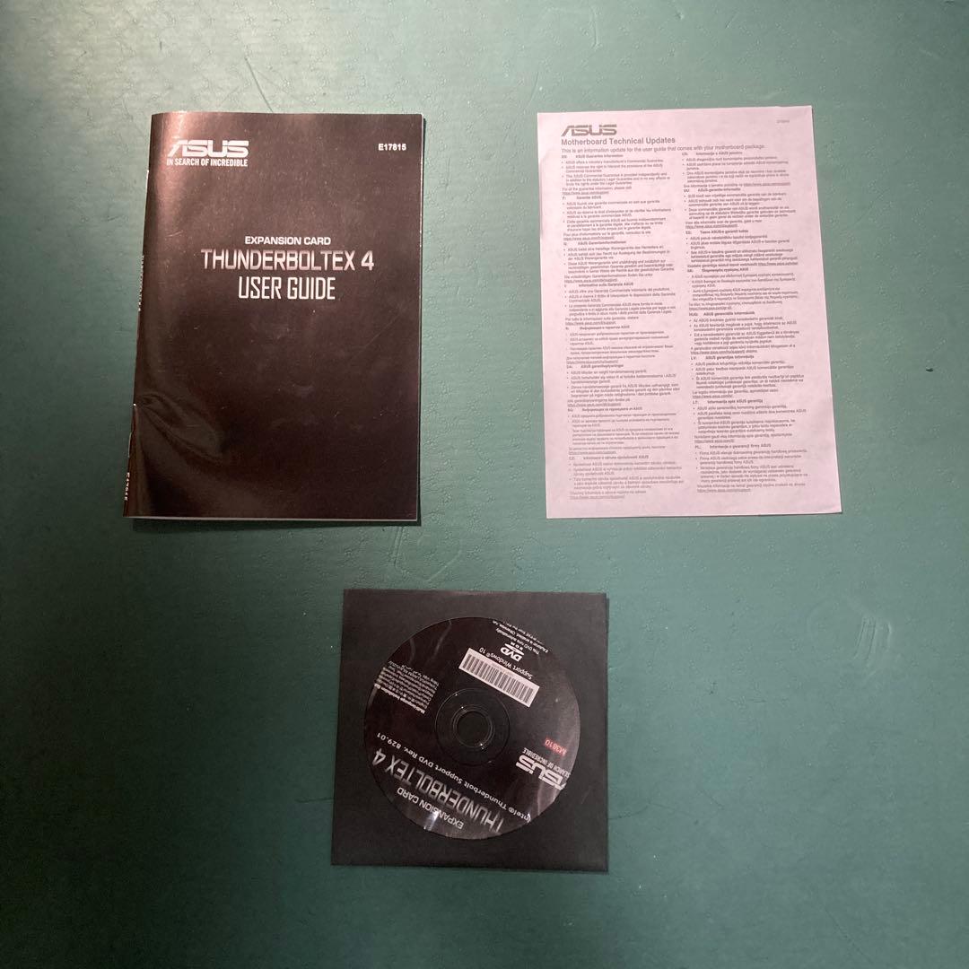 拡張カード ASUS THUNDERBOLTEX 4