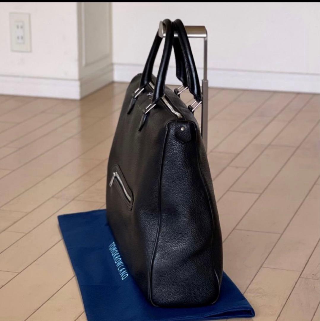 TOMORROWLAND ビジネスバッグ ブラック レザー