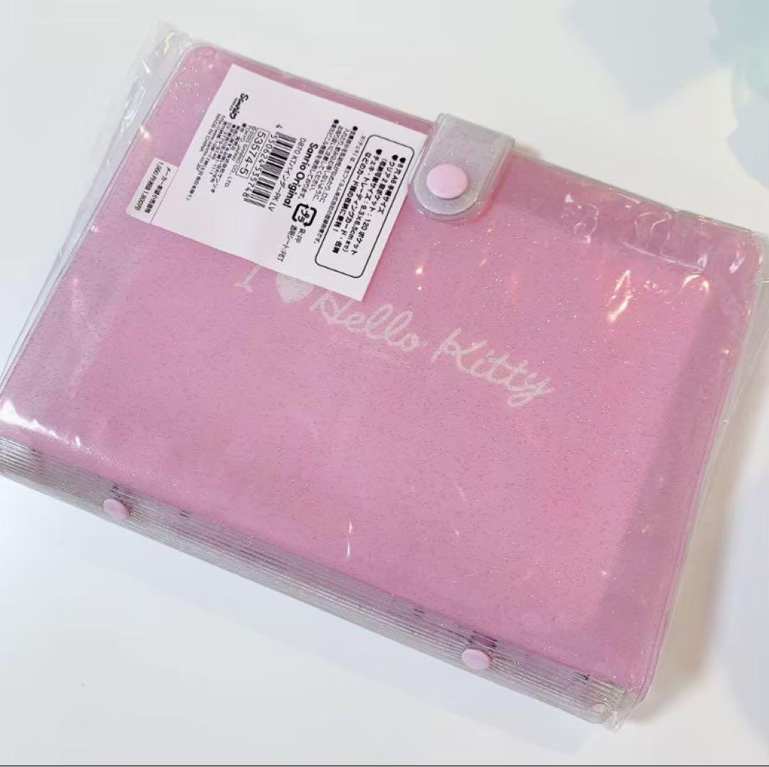 アイラブハローキティ サンリオ バインダー 手帳 カードケース シール帳　ピンク
