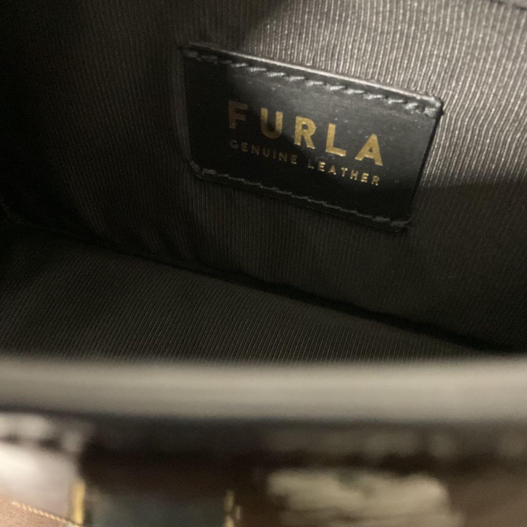 ☆開店セール☆レア品 美品 フルラ 1927 ロゴ ウェーブ レザー チェーン