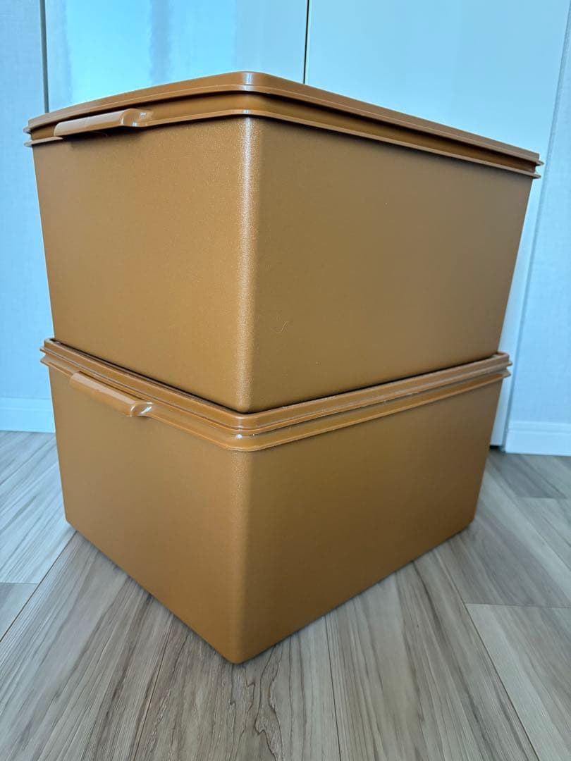 美品！Tupperwareディープスーパーケース2個