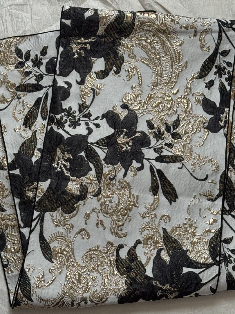 大人兵児帯【レッドメタル】【プラチナメタル】【ブラックリリー】3点おまとめ