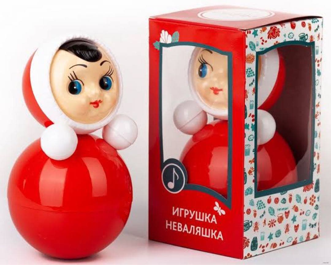 ロシア雑貨☆起き上がりこぼし♪『Toy shop』マトリョーシカ オリガ作