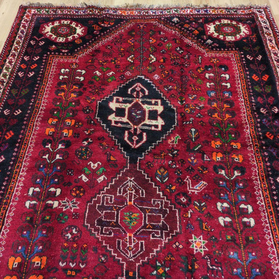 ペルシャ絨毯　シ－ラーズ産 265x165 クリーニング済 shiraz