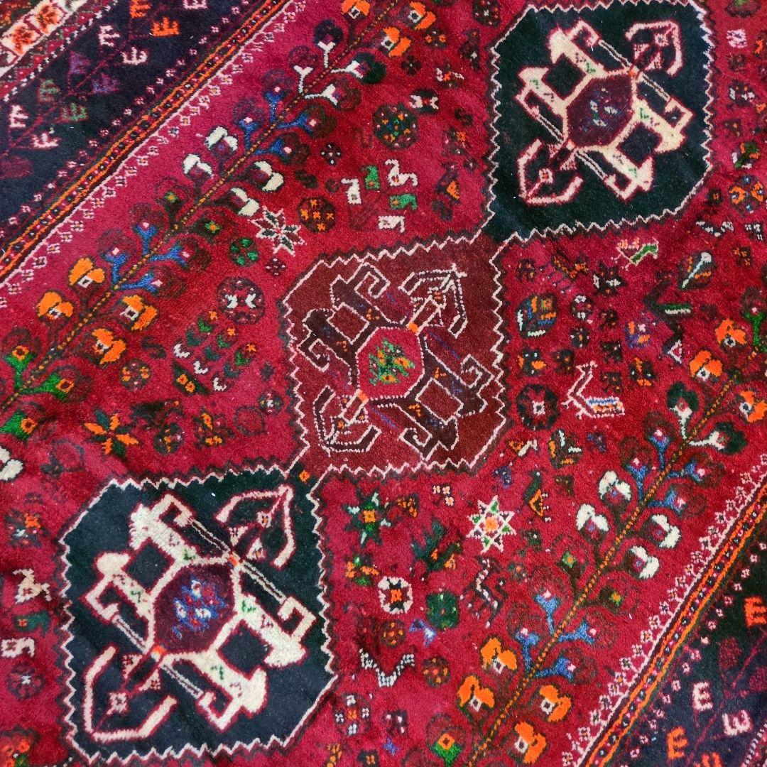 ペルシャ絨毯　シ－ラーズ産 265x165 クリーニング済 shiraz