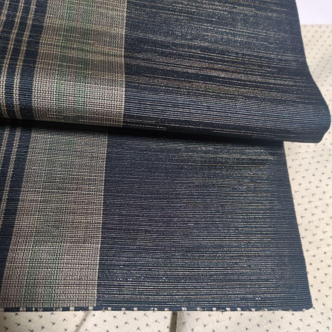 未使用美品 小森草木染工房 全通袋帯 リバーシブル