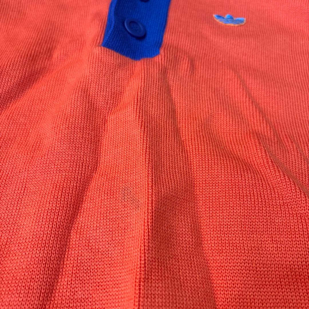 デサント社製 adidas アディダス ヘンリーネックニット