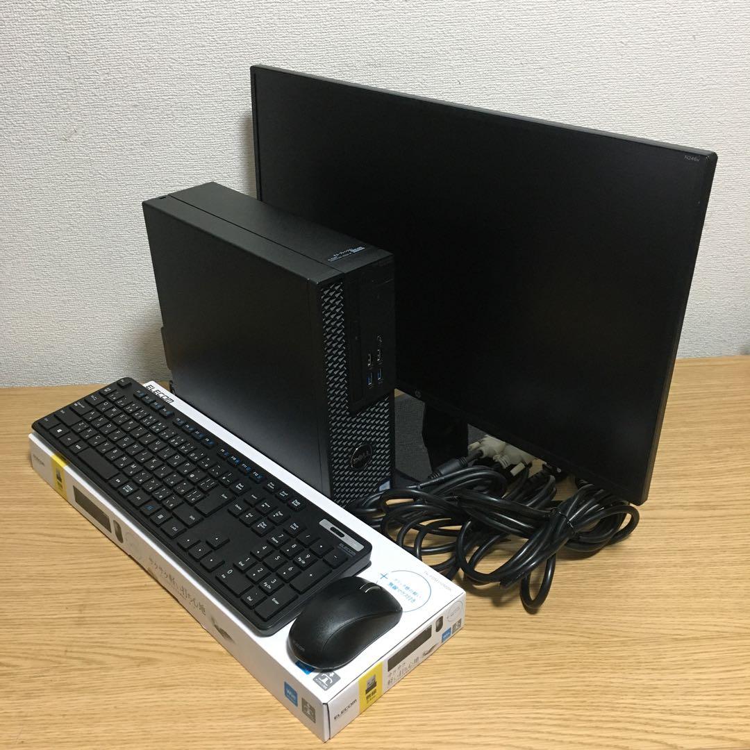 DELL Win11 ワークステーション SSD搭載 23.8インチモニター付き