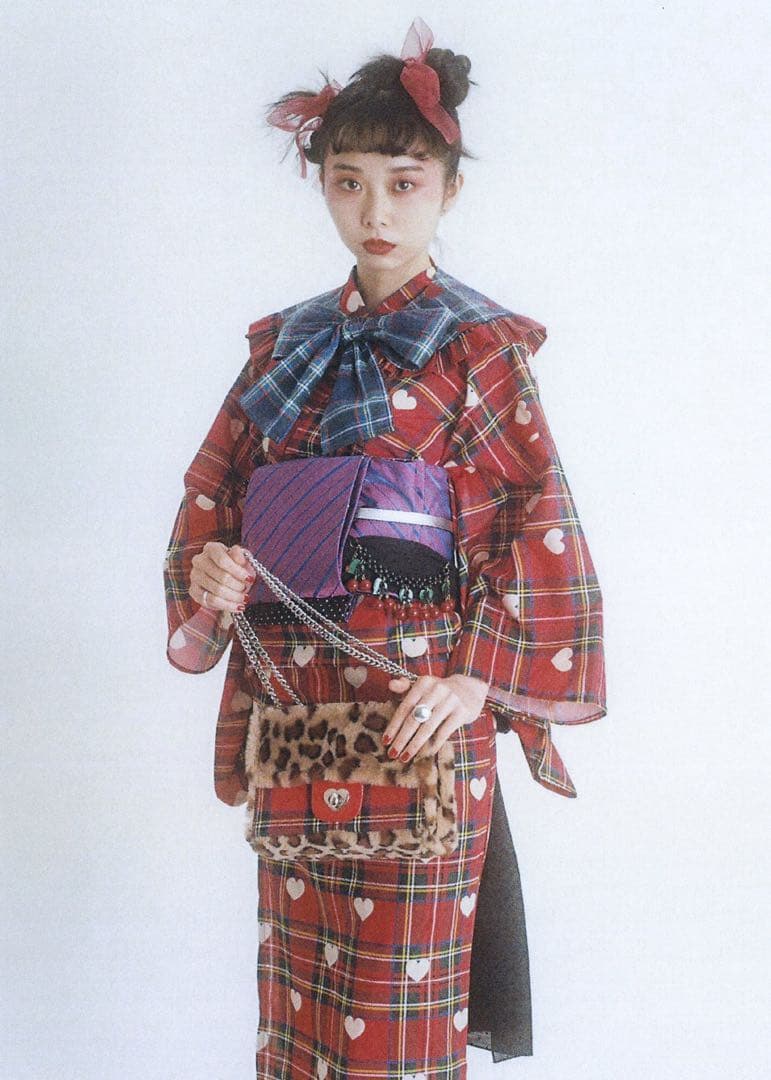 【 HEIHEI 】浴衣・リバーシブル帯・飾り帯 3点セット【 7月限定出品 】