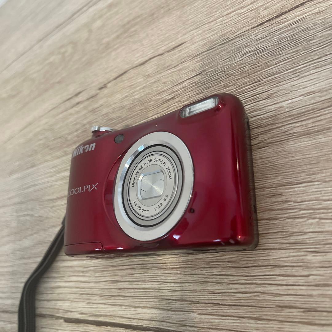 2606 Nikon ニコン COOLPIX デジカメ A10 レッド