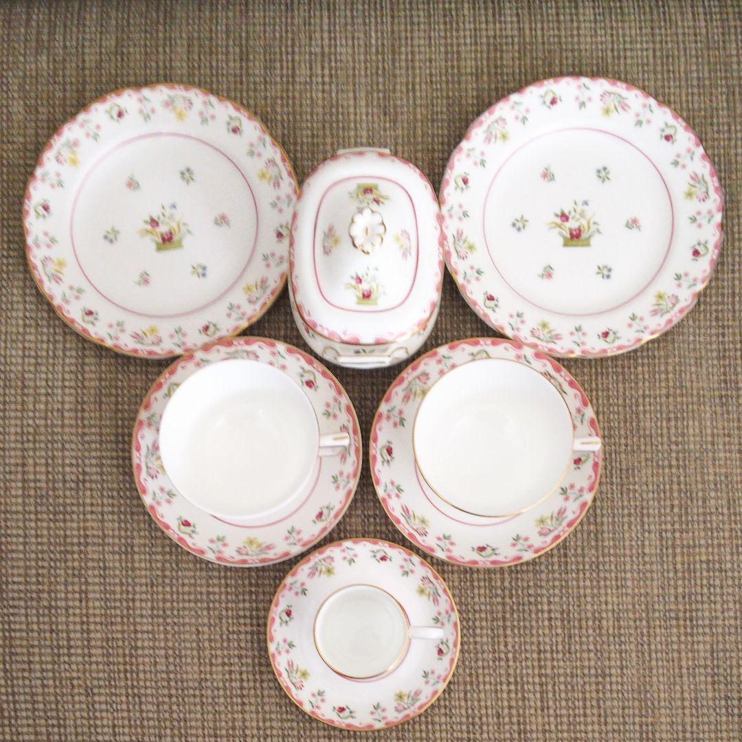 ウエッジウッド/ビアンカ/ウィリアムズハーグ/花とバスケット(廃盤品)