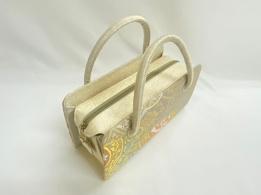 川島織物帯地　利休バッグ