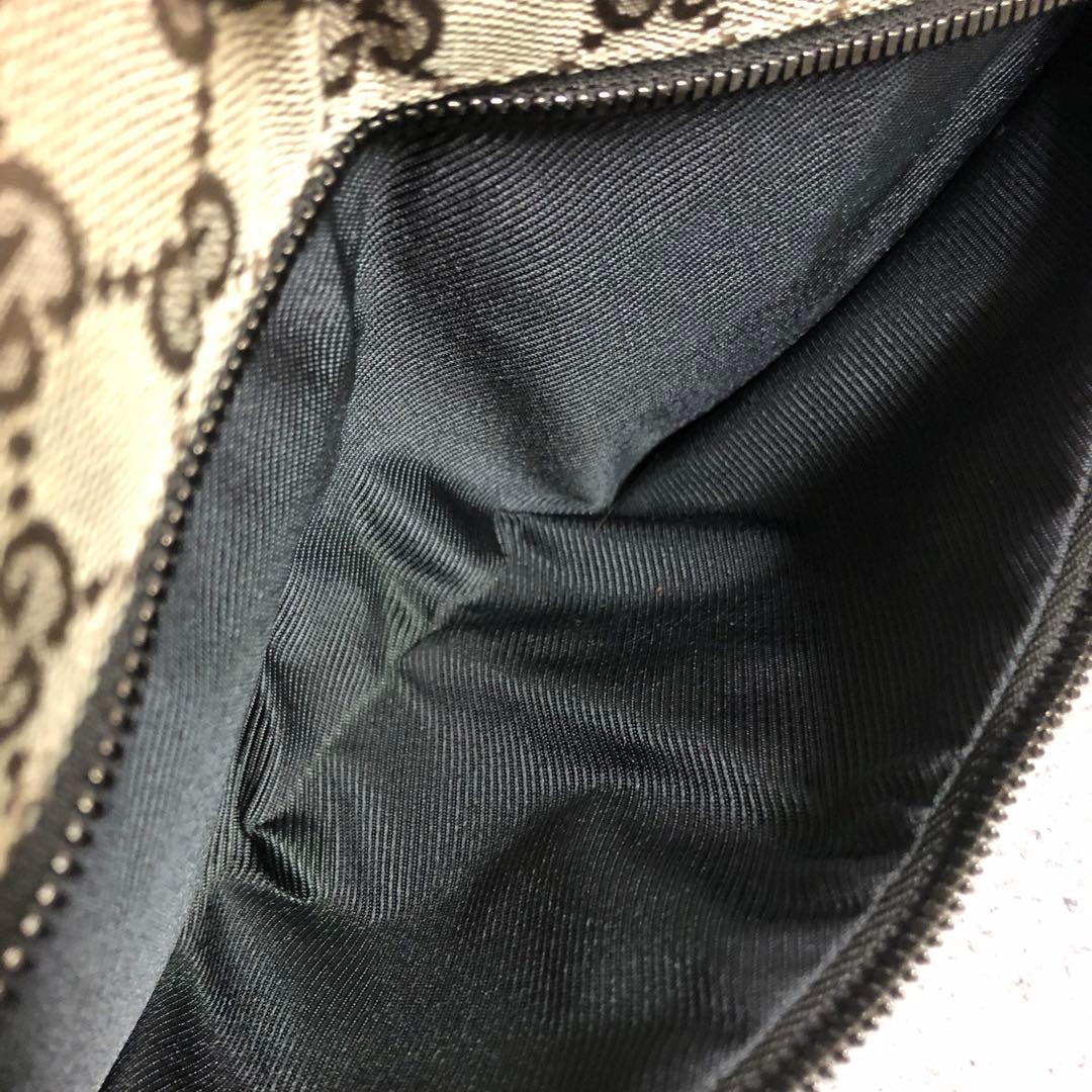 ■ GUCCI グッチ GGキャンバス ボディバッグ ウエストバッグ 28566