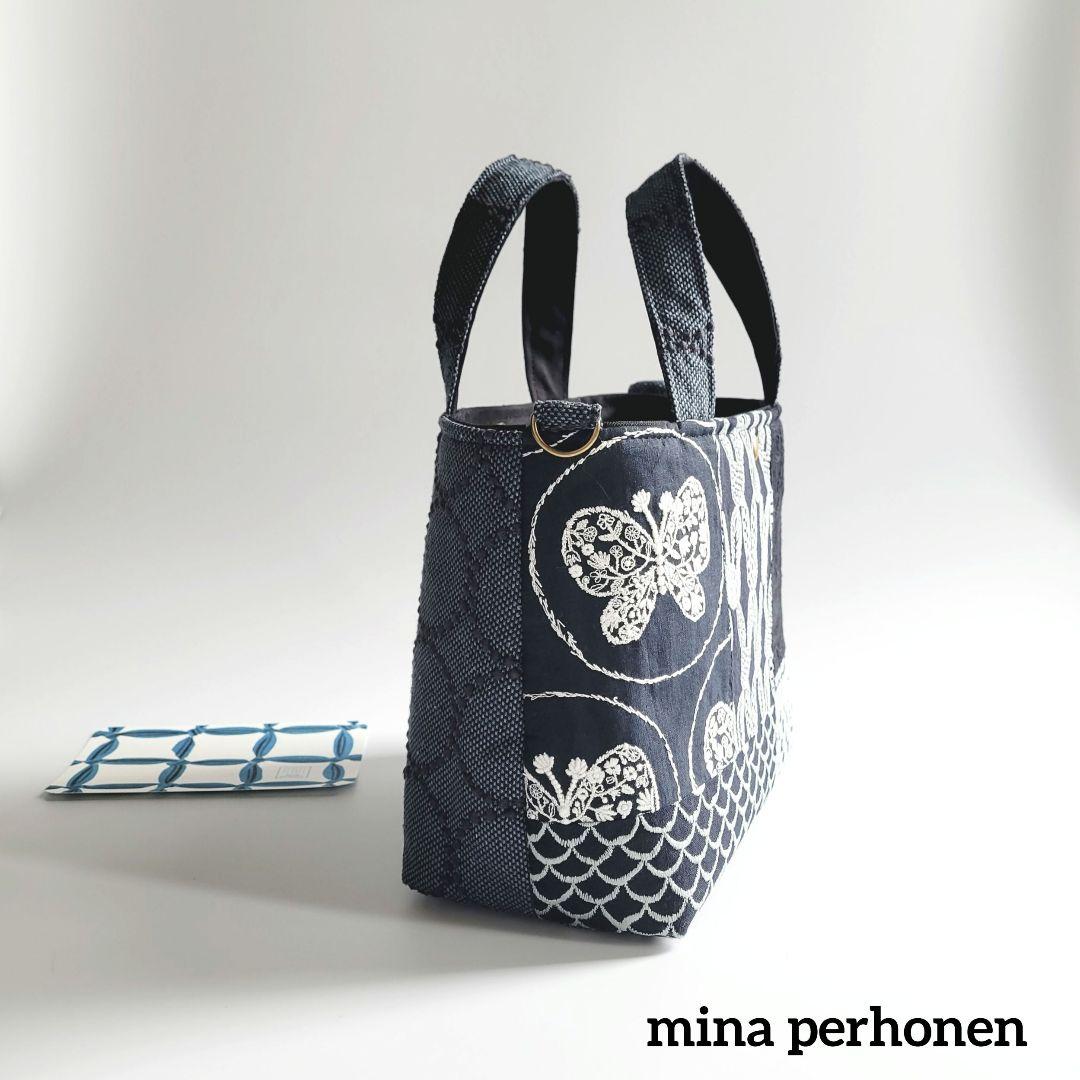 【訳有り品】ミナペルホネン　パッチワークシンプルトートバック