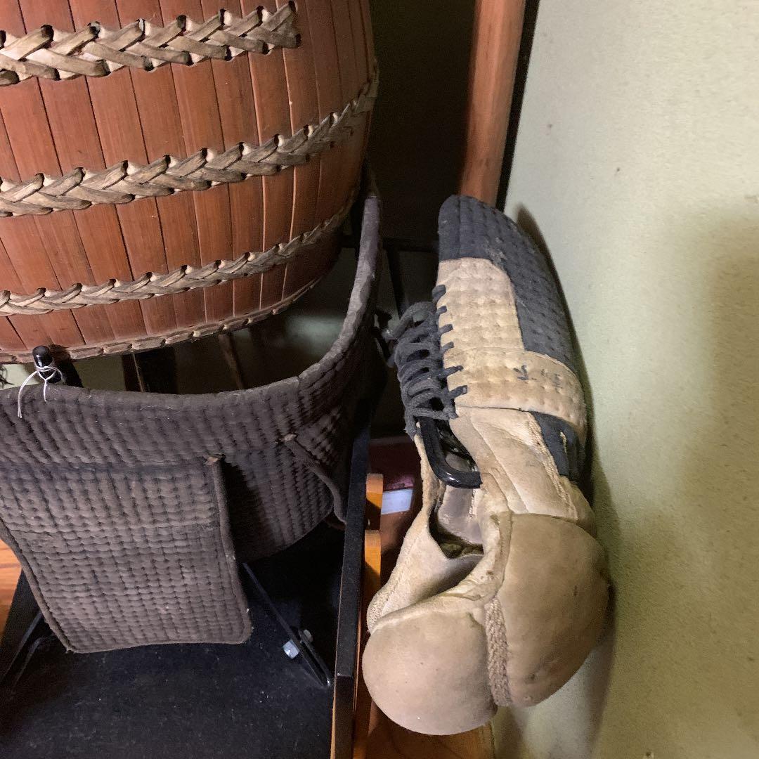 剣道防具　レトロ　スタンド付き　送料込み　骨董　昭和10年