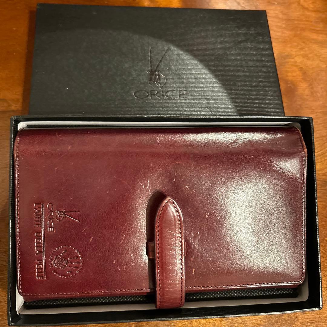 ORICE バーガンディ パスポートケース S-2152