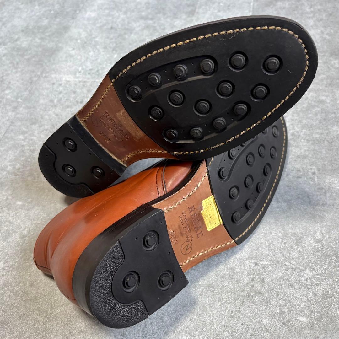 リーガル インペリアルグレード チャッカブーツ チェルシーブーツ 24cm 茶色