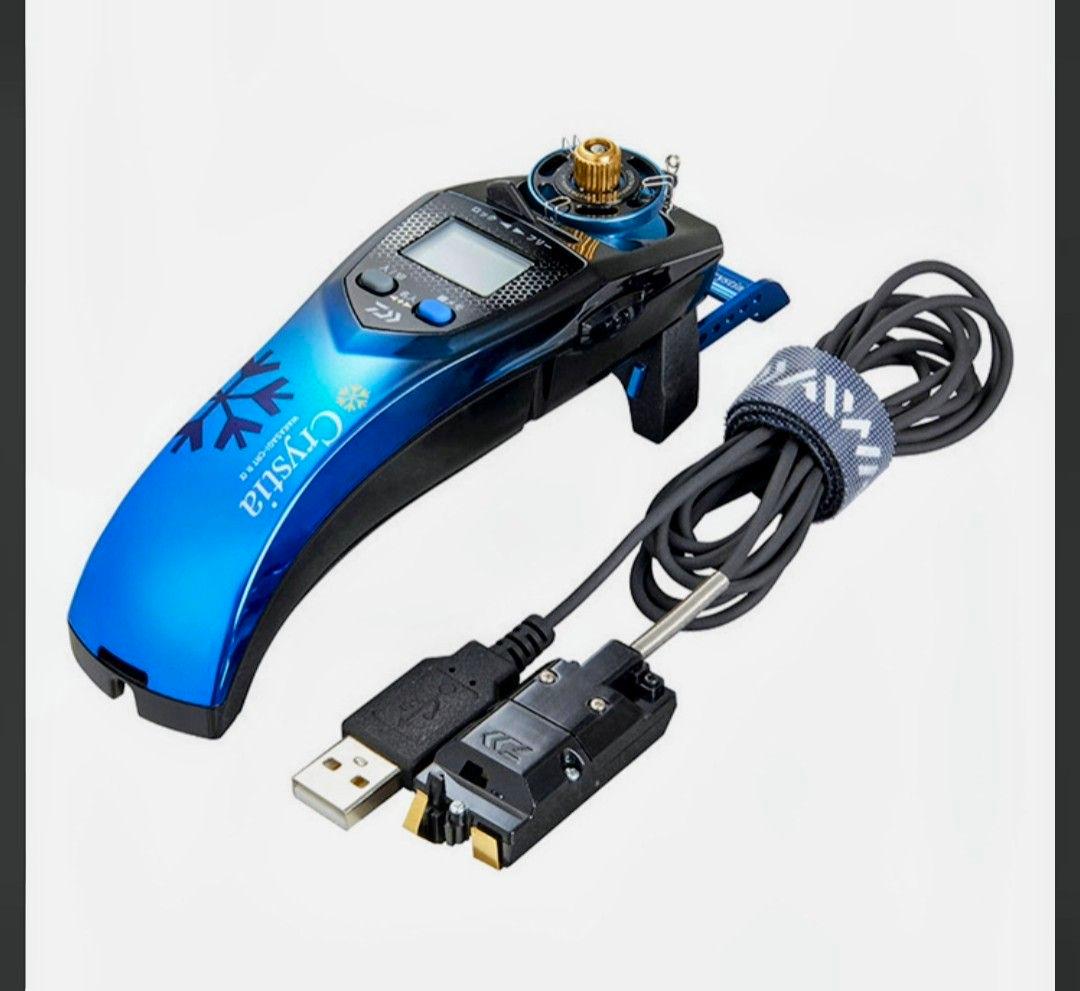 わかさぎ電動リール クリスティア CRT R αメタルパープル■限定品■✕２台