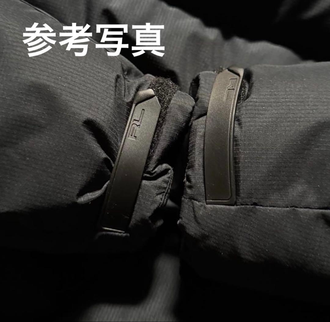 ラルフローレン ビッグポニー ダウンジャケット 刺繍ロゴ ブラック