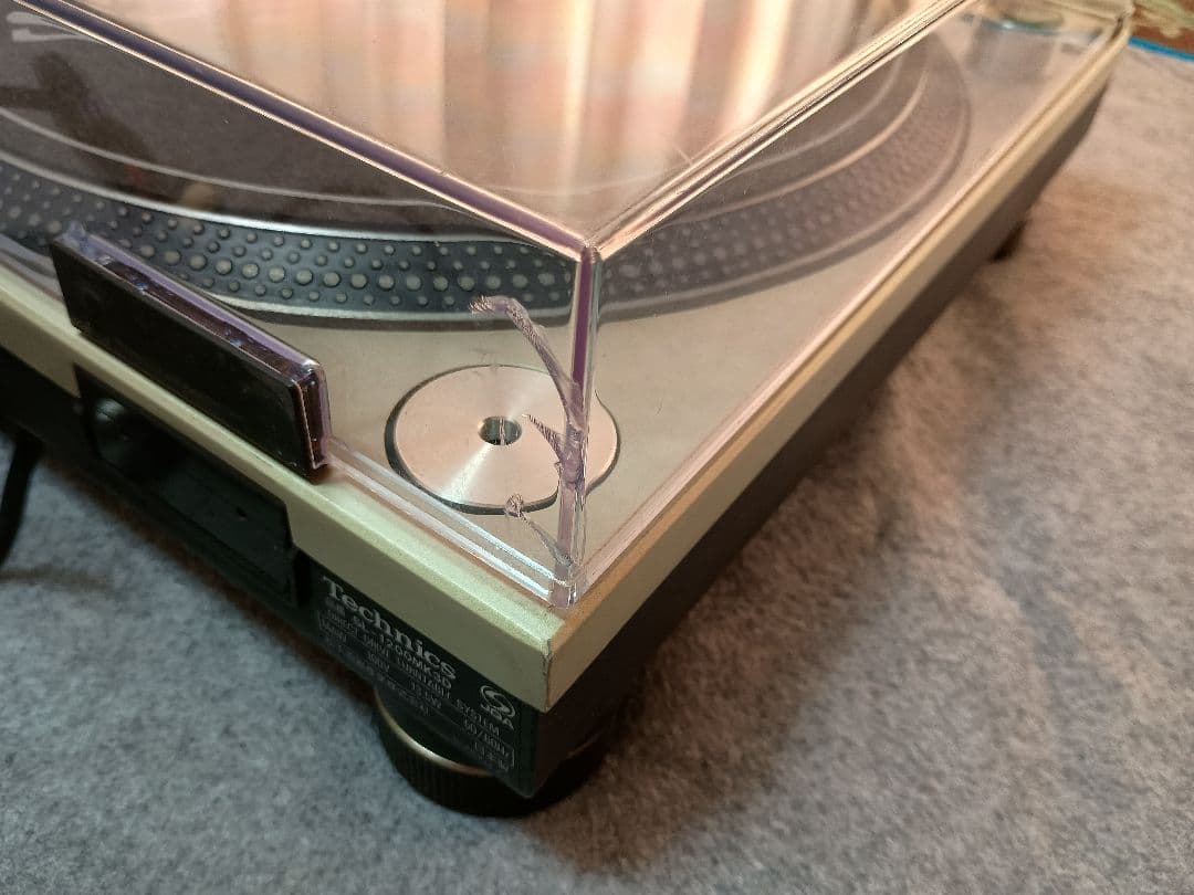 Technics SL-1200MK3D ターンテーブル シルバー カバー付き