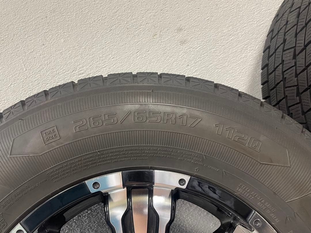 プラド150後期に！バトルシップⅡ 17インチスタッドレスタイヤセット