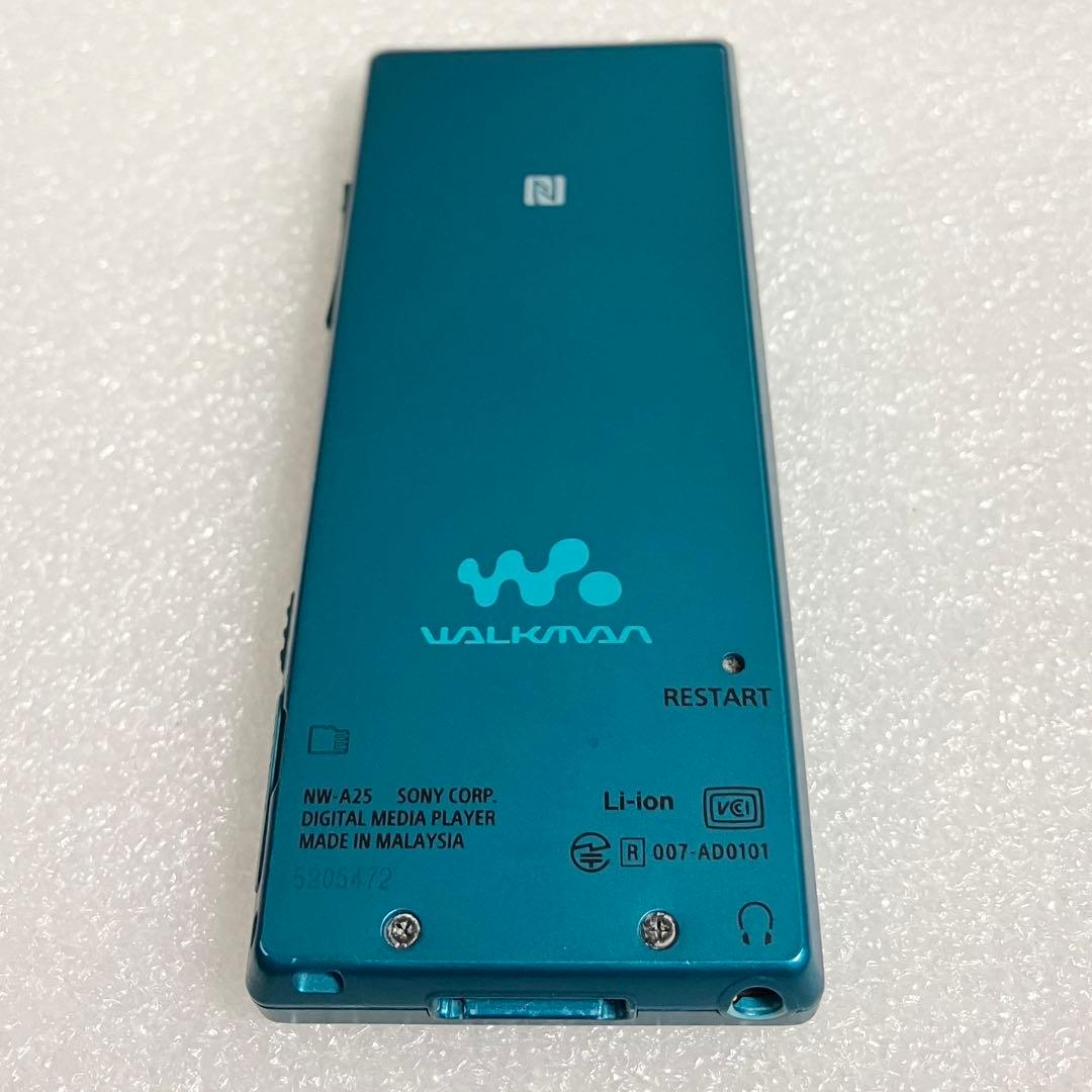 バッテリー良好】　ソニー　ウォークマン　NW-A25 16GB ビリジアンブルー