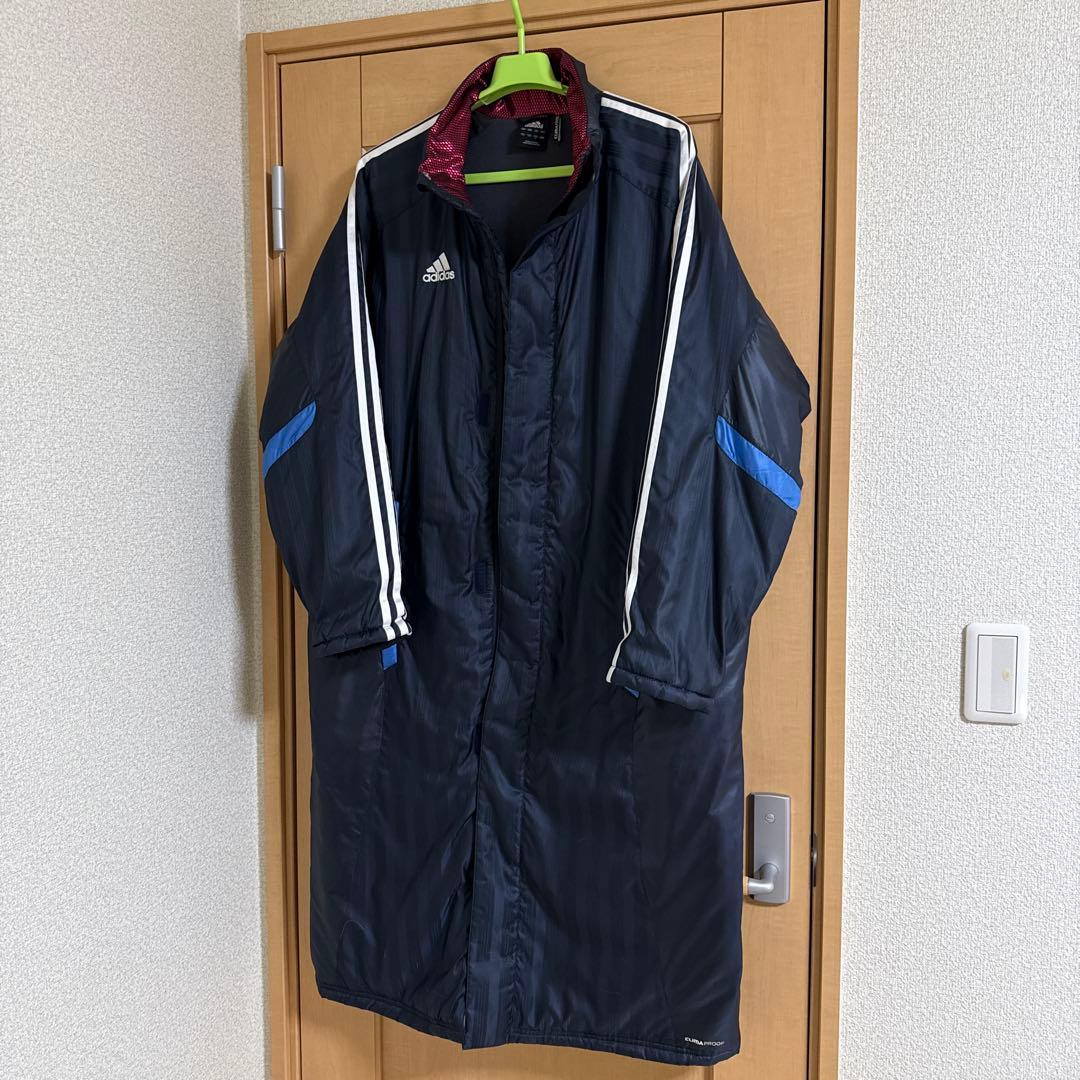 美品★アディダス　ベンチコート　Lサイズ