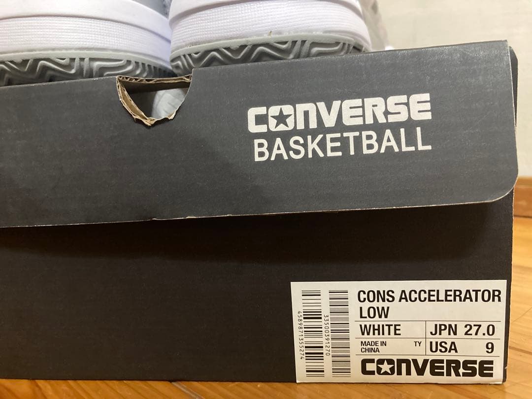 CONVERSE CONS ACCELERATOR LOW ホワイト 27.0