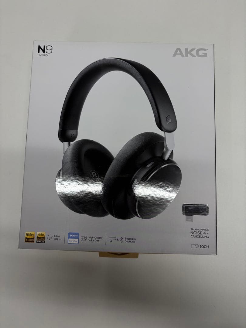 AKG アーカーゲー N9 Hybrid ワイヤレスヘッドホン ブラック