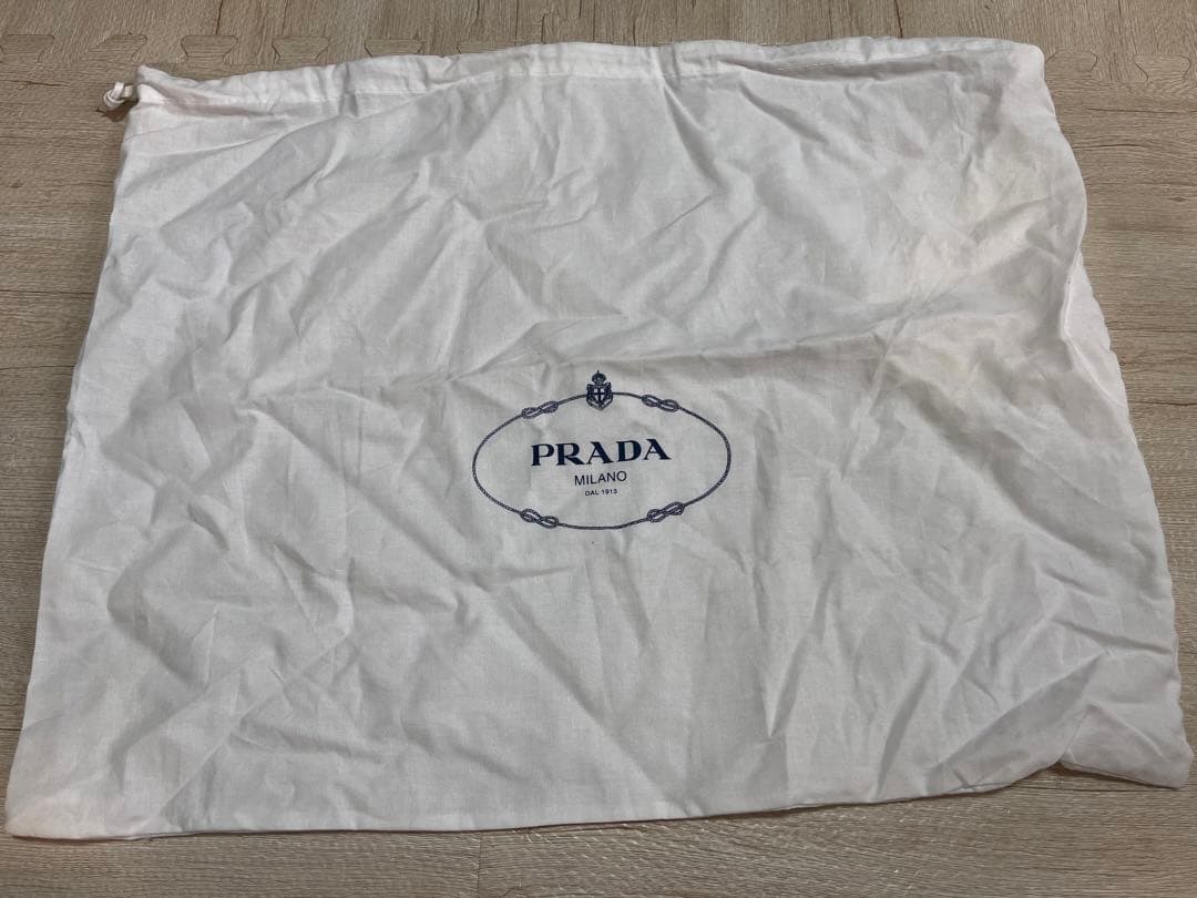 PRADA ネイビー カナパ　保存袋付き