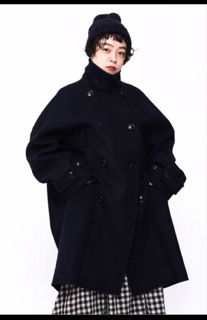 j.s luxe ジロンラムWメルトン Big-P-コート