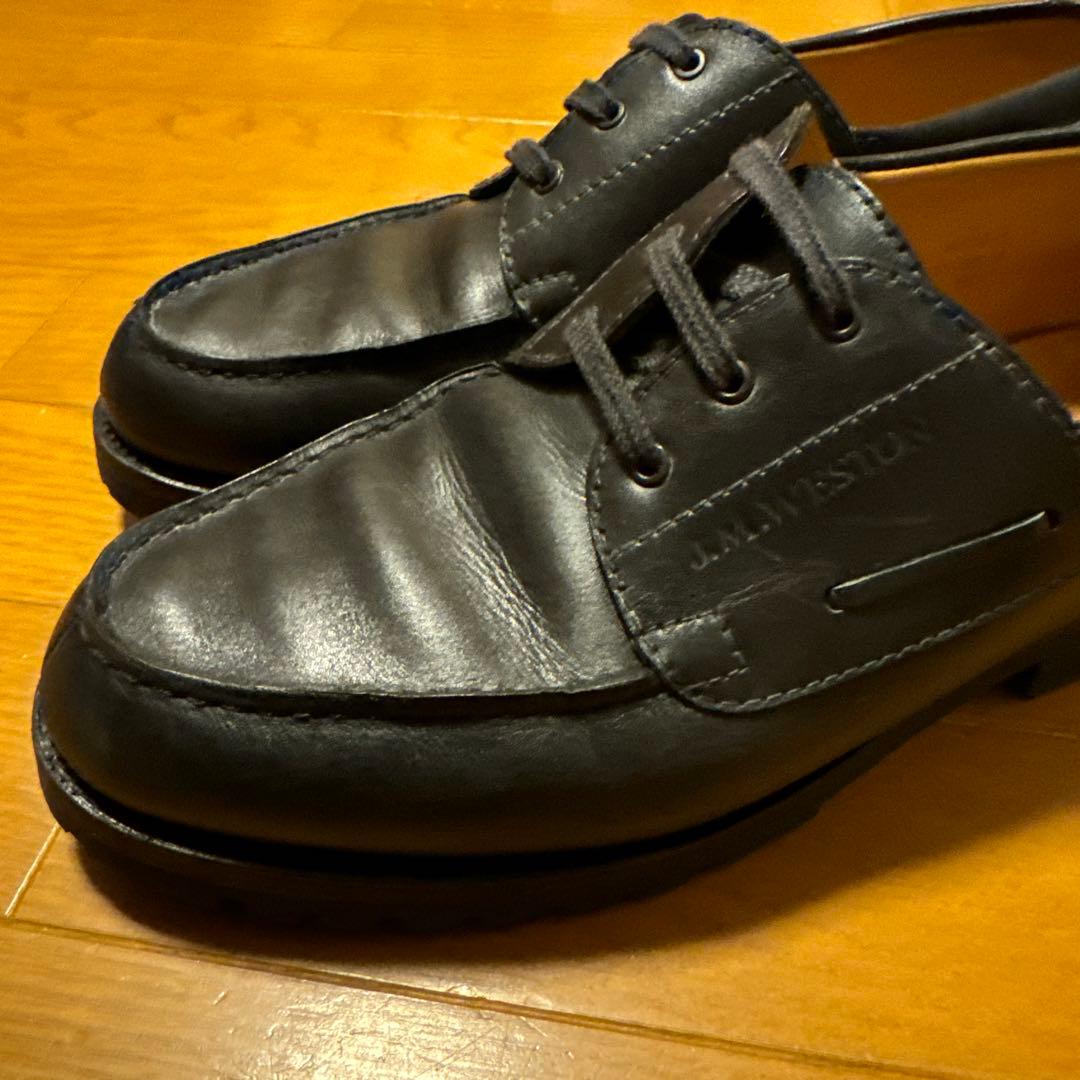 jm weston ヨット希少ロシアンカーフ！(BLACK) size７Ｃ中古品