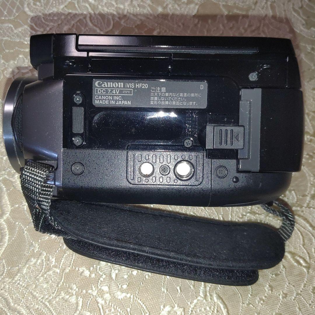 完動極美品 キヤノン iVIS HF20 フルハイビジョンデジタルビデオカメラ