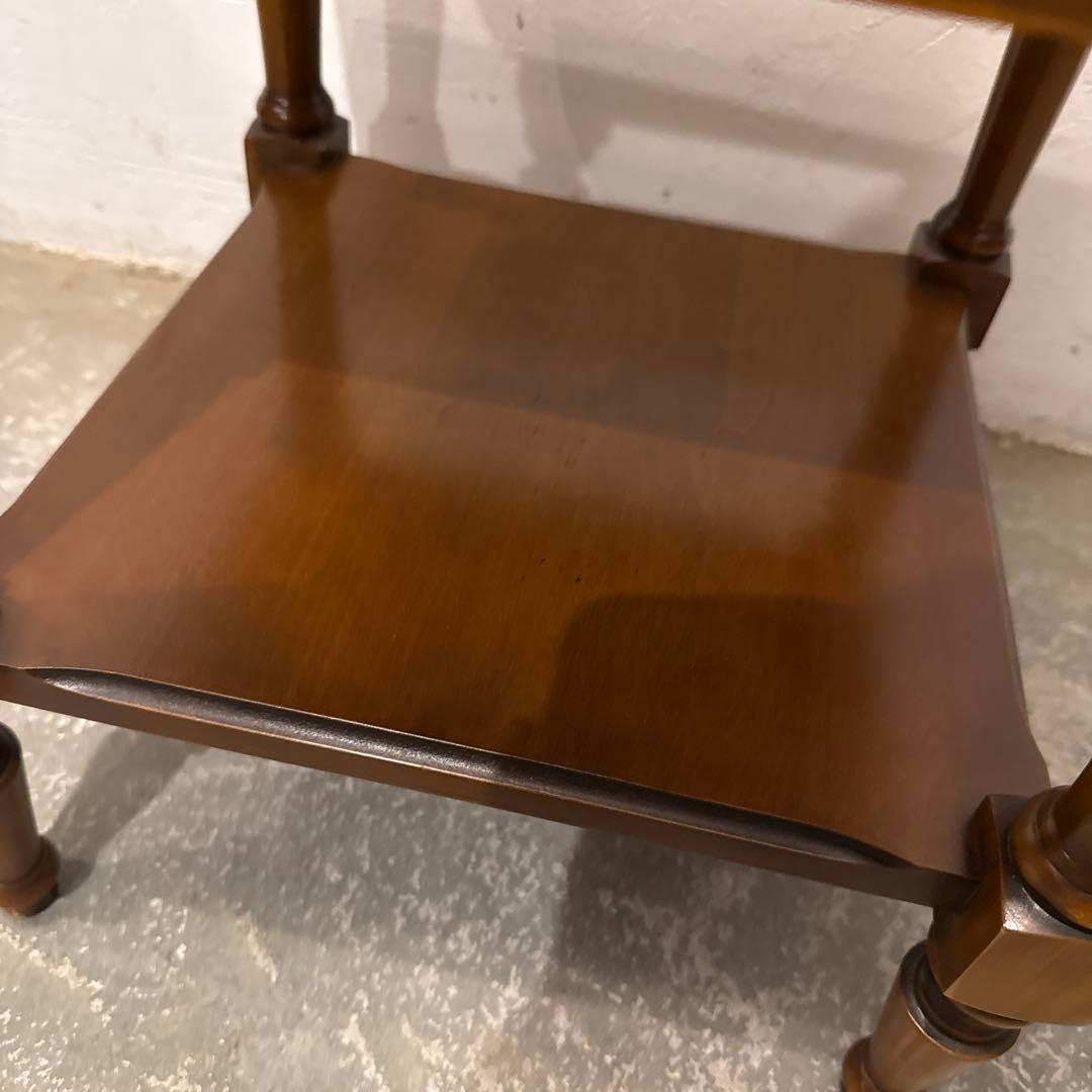 年末年始saleヴィンテージ　木製サイドテーブル　スクエア　2