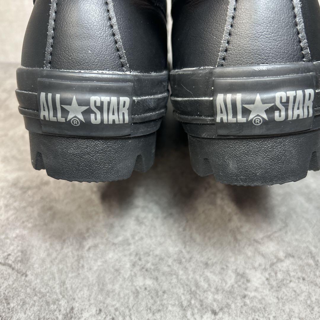 ほぼ新品【CONVERSE ALL STAR】チャンクローファー/厚底/完売/黒