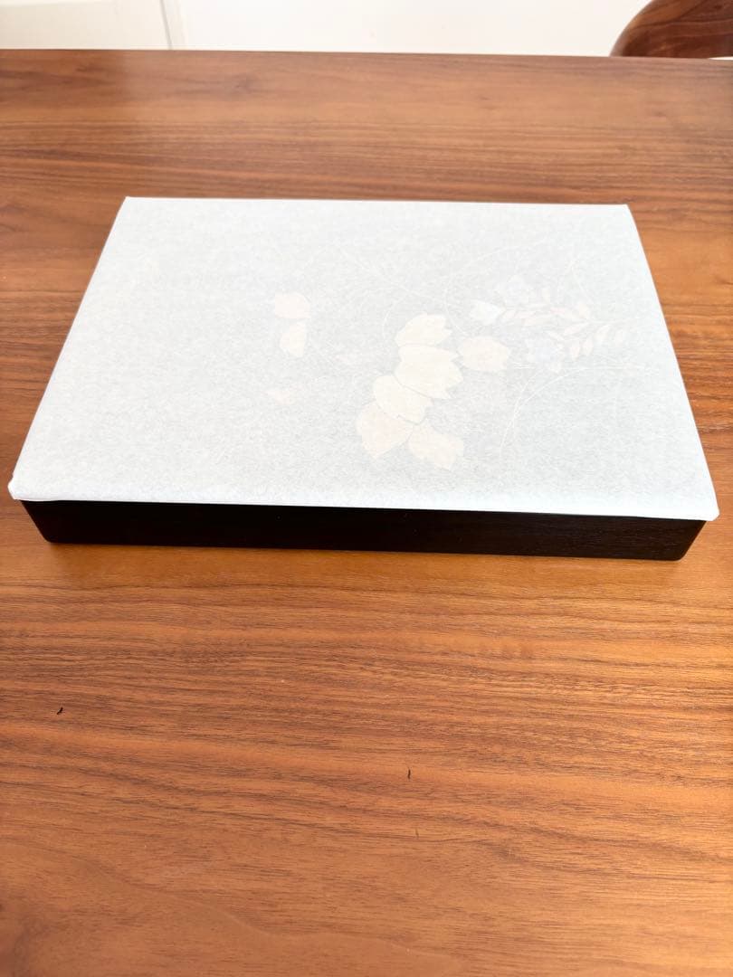 【新品未使用】　山田平安堂　手文庫　漆器　秋草　手紙　書類