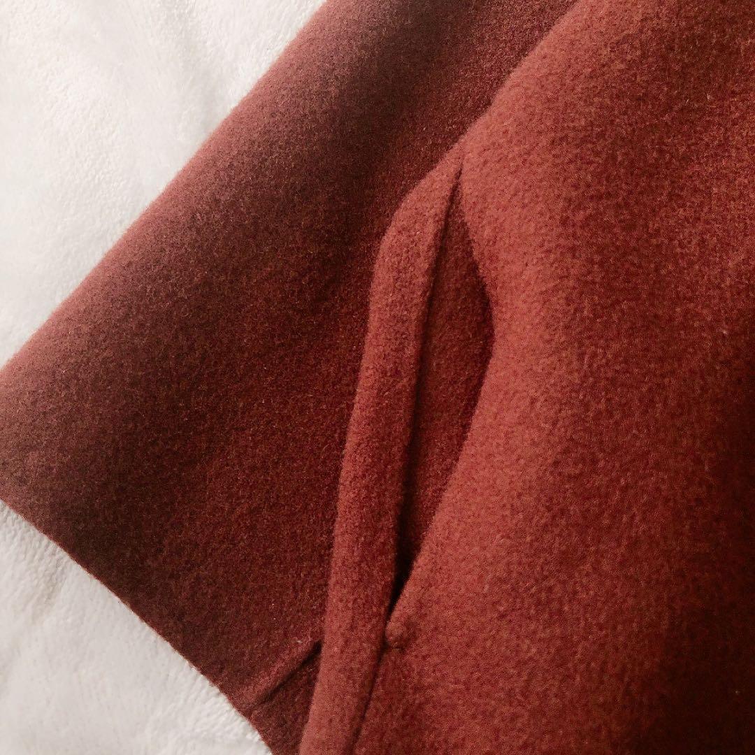 ETRE TOKYO ウールリバーコクーンコート ブラウン M