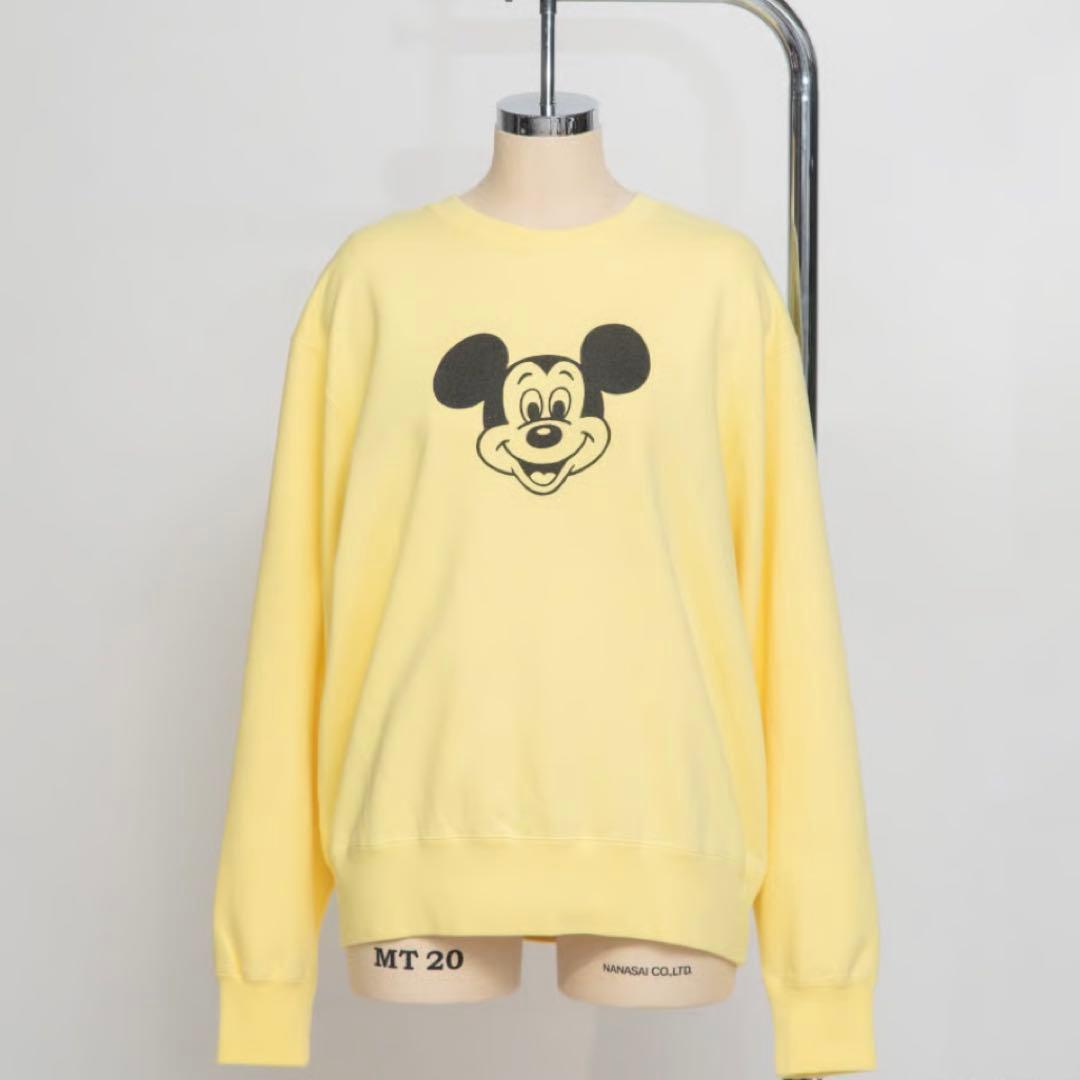 【新品未使用】WCJ Disney / SWEAT TOP(ミッキー) イエロー
