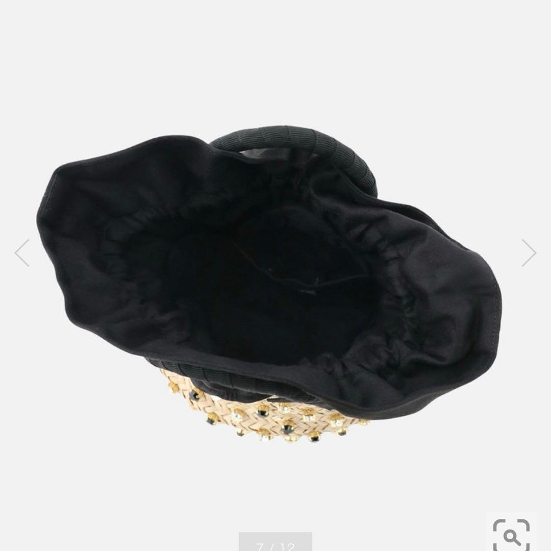 ルナイン NINA TWIST SMALLビジュー かごバッグ ショルダー　籠