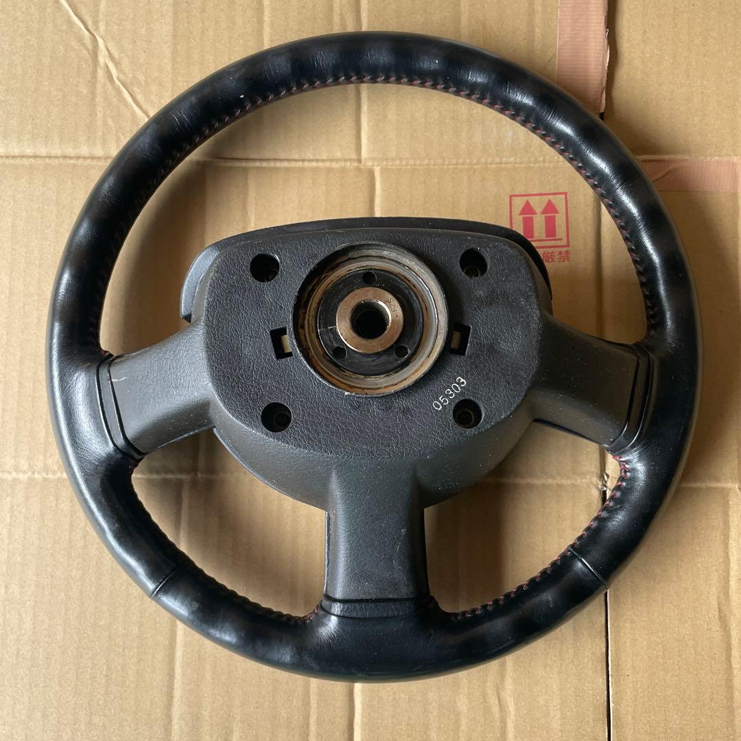 【希少】★スバル★ビビオRX純正ステアリング★当時物★サンバーディアスクラシック