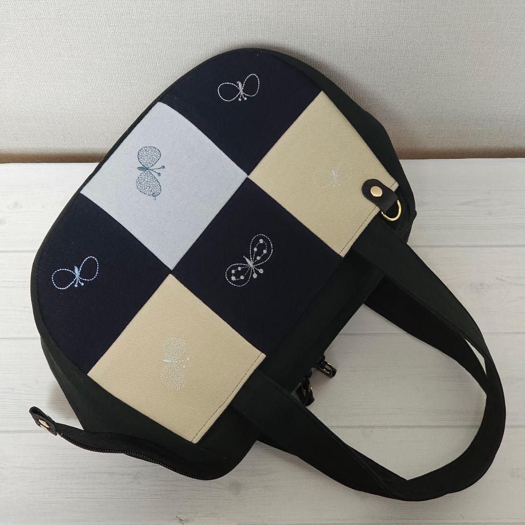 ぽってりボストンL dop choucho ミナペルホネン カケラピースmix