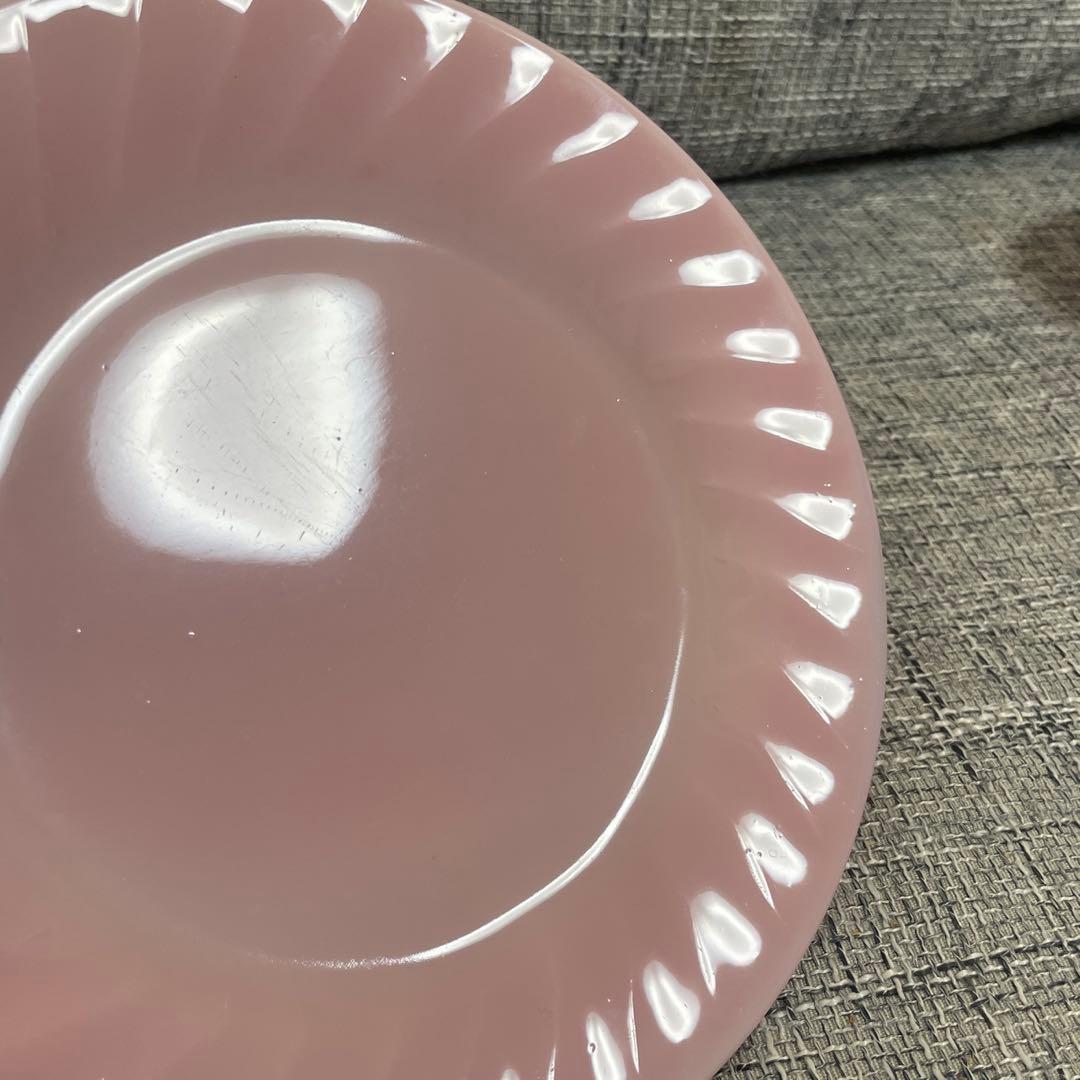 美色 ファイヤーキング ローザイト サラダプレート ピンク