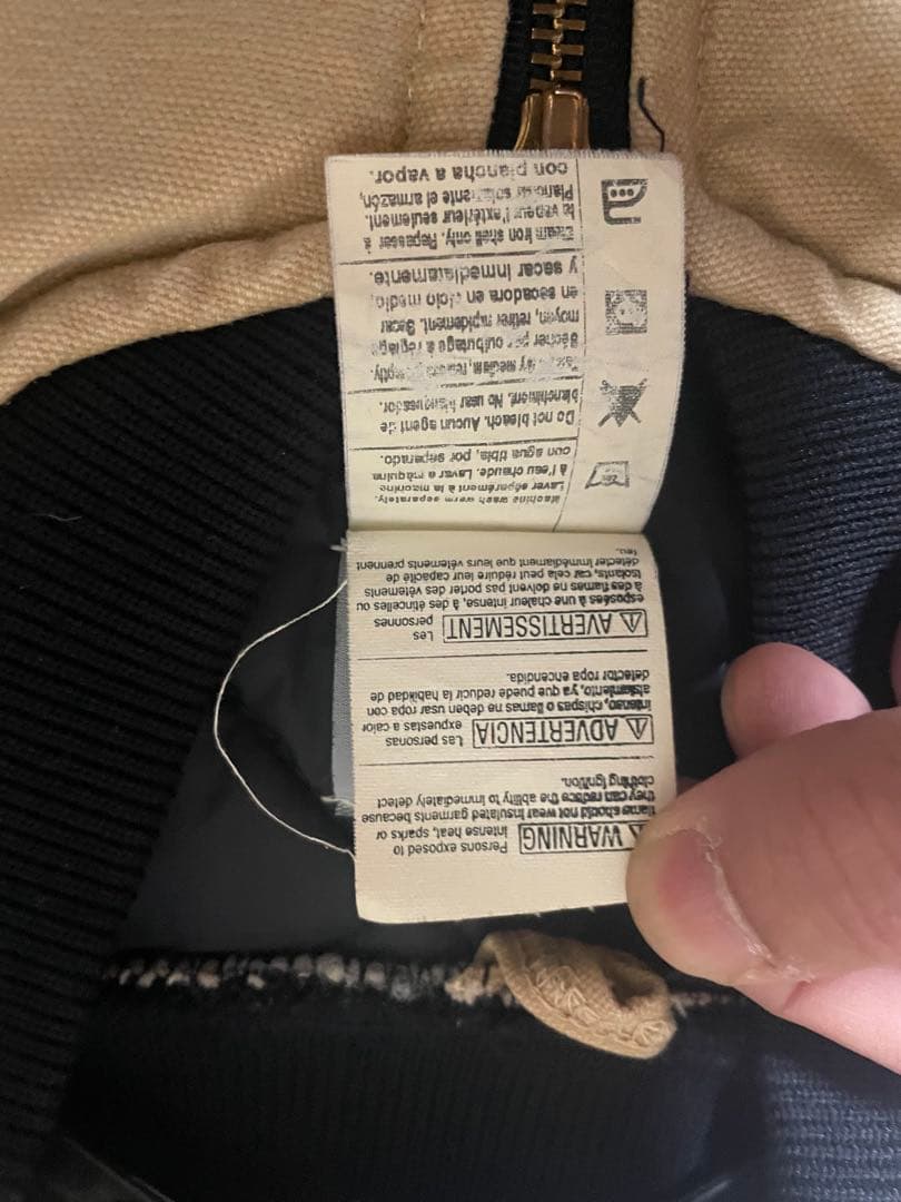 Carhartt ベージュ ベスト V02WET USA製