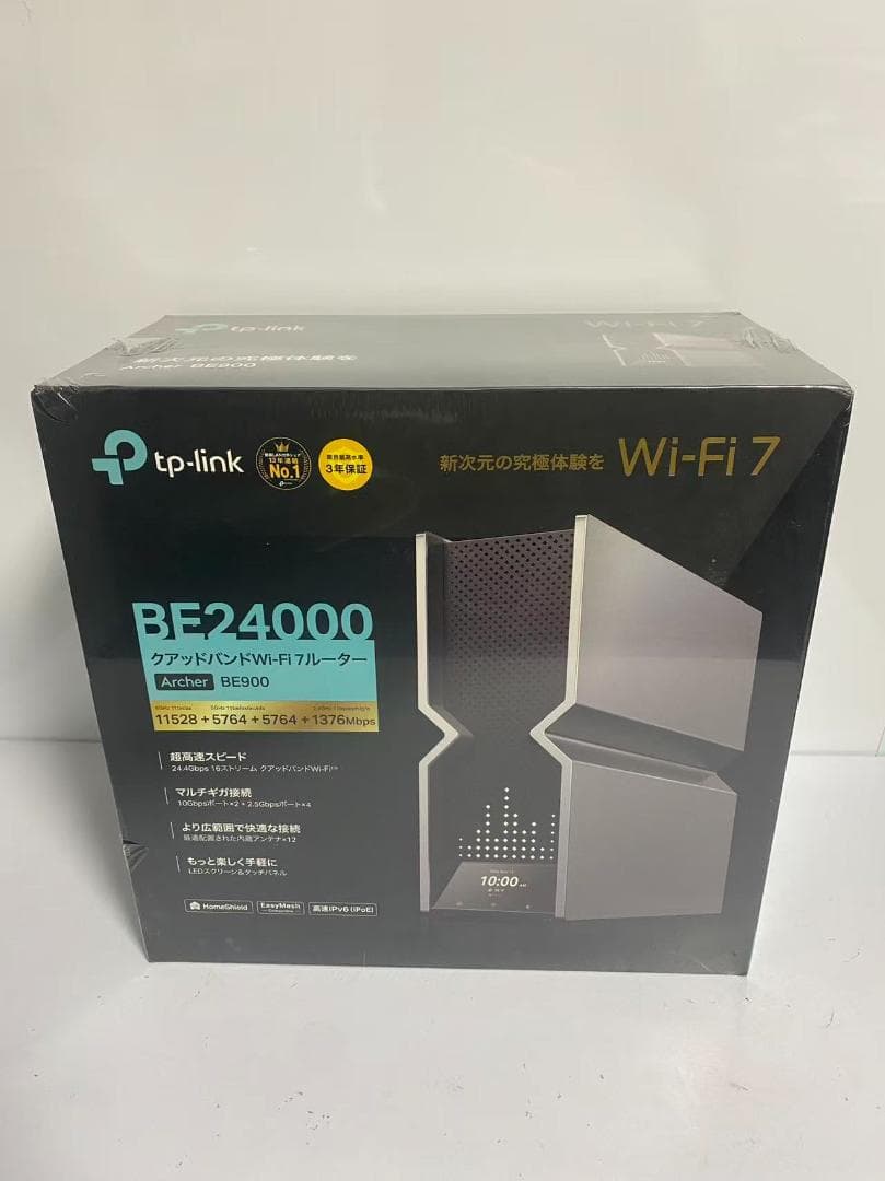 新品 TP-Link Wi-Fi 7 LAN ルーター Archer BE900